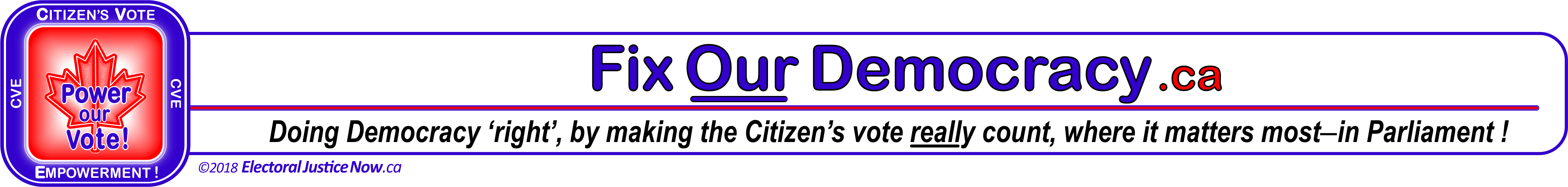 Fix Our Democracy Logo